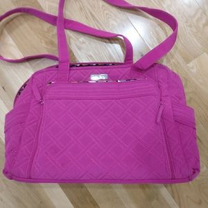Vera bradley large stroll around diaper bag